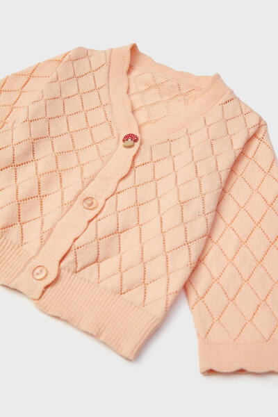 BG Store Baby Girl Salmon Cardigan - 6