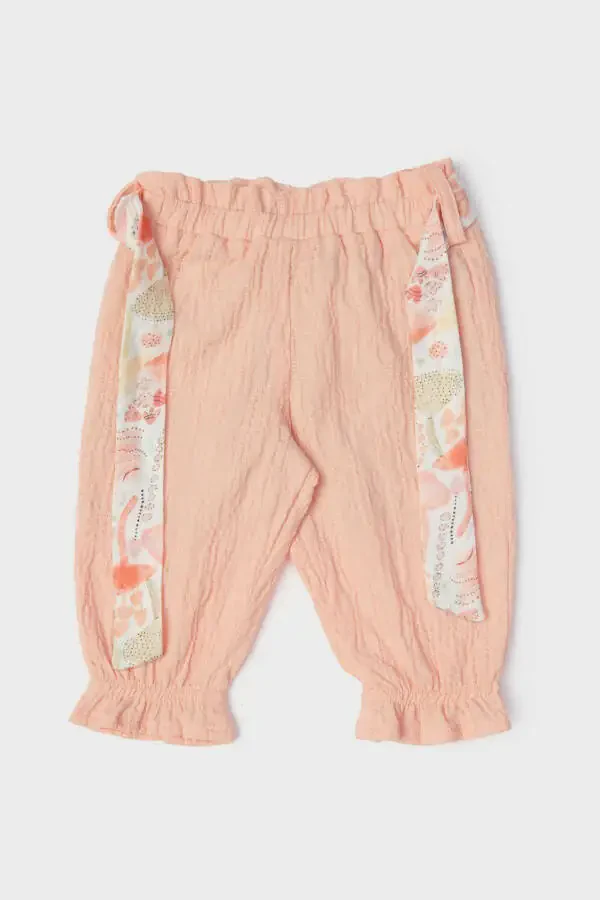 BG Store Baby Girl Salmon Sweatpants - 4