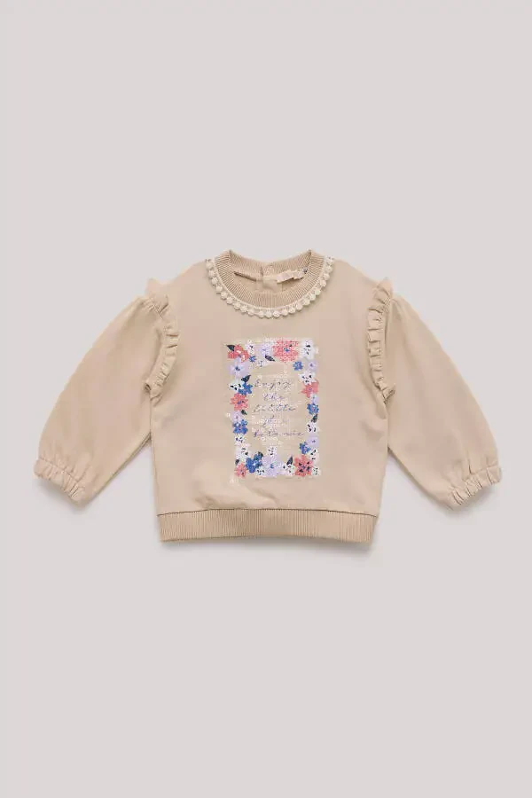 BG Store Baby Girl Salmon Sweatshirt - 1
