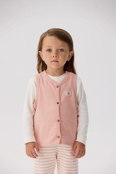 BG Store Baby Girl Salmon Vest - TYESS BASIC (1)
