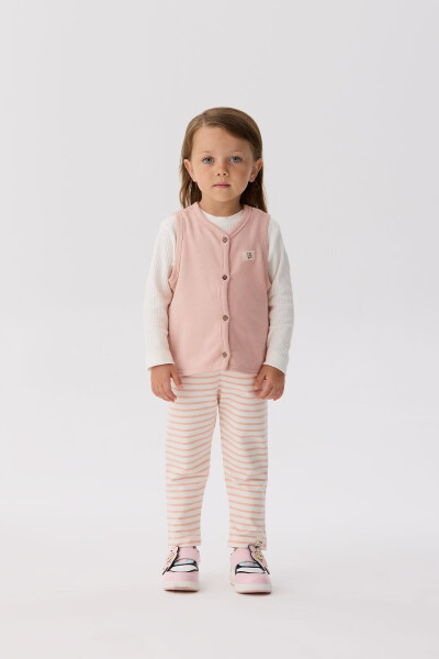 BG Store Baby Girl Salmon Vest - TYESS BASIC