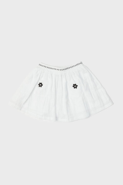 BG Store Baby Girl White Skirt - 1