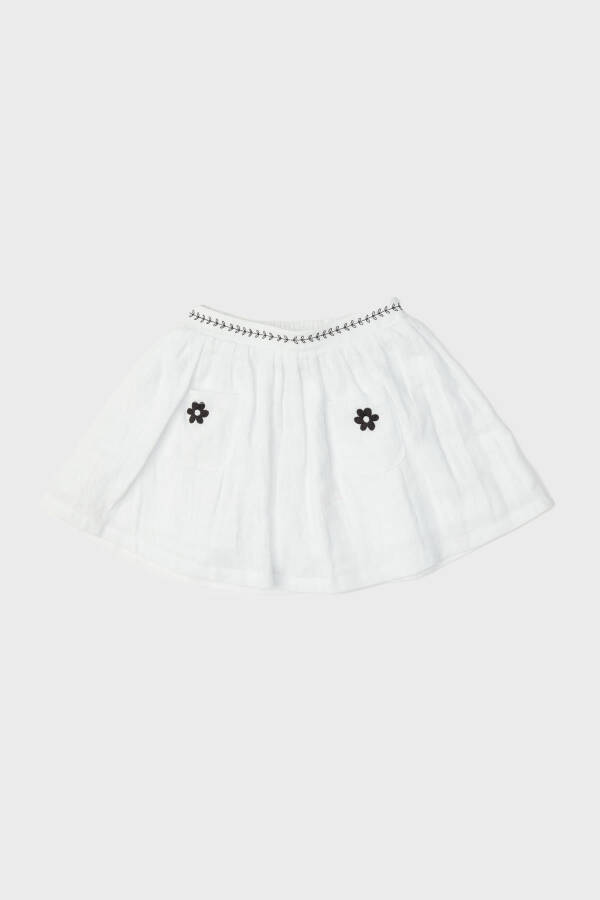 BG Store Baby Girl White Skirt - 1