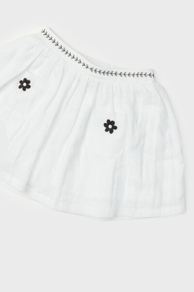 BG Store Baby Girl White Skirt - 3