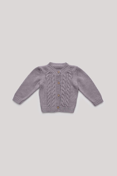 BG Store Boys Baby Grey Cardigan - 4