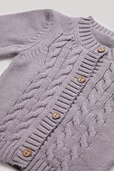 BG Store Boys Baby Grey Cardigan - 6