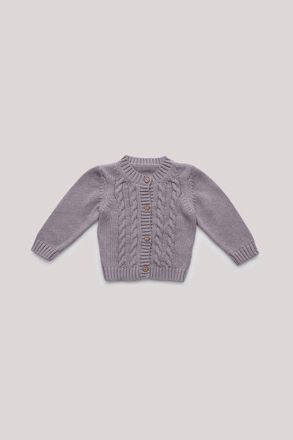BG Store Boys Baby Grey Cardigan - 1