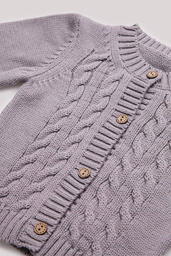 BG Store Boys Baby Grey Cardigan - 3