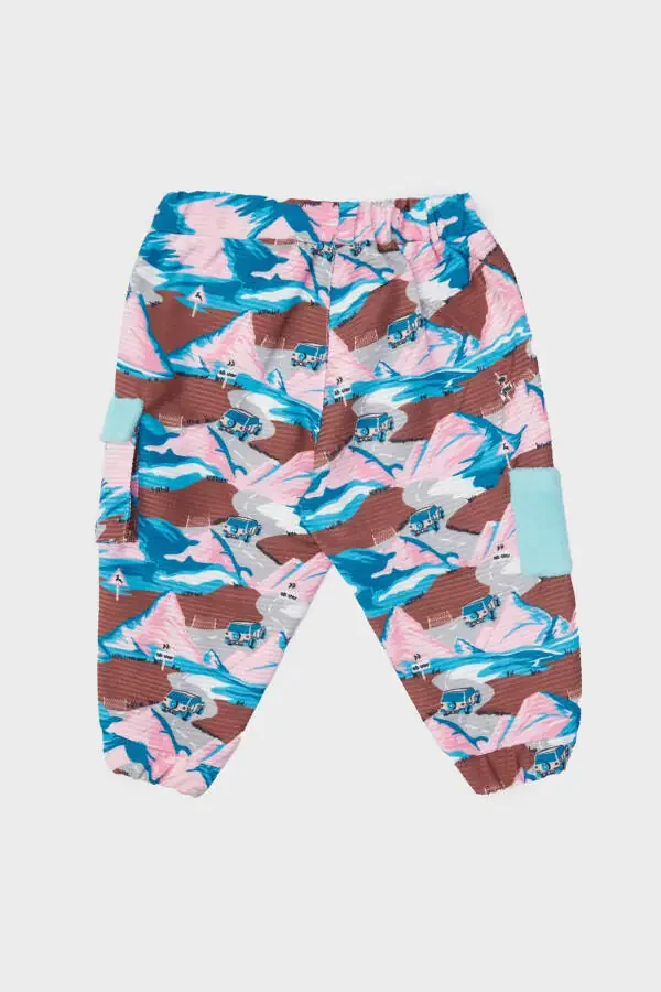 BG Store Boys Baby Patterned Sweatpants 23FW1BG1226 - 2