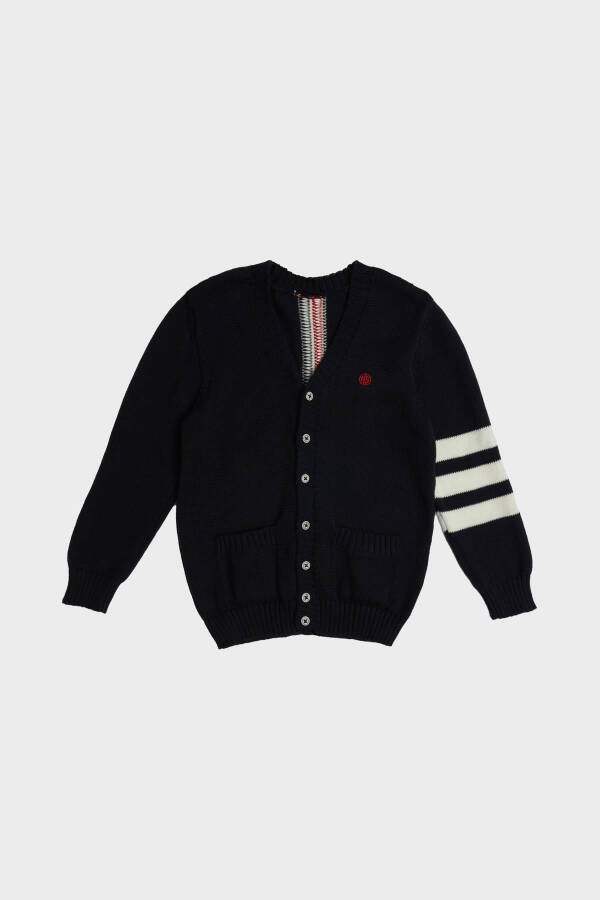 BG Store Boys Navy Cardigan 23FW1NB3720 - 12