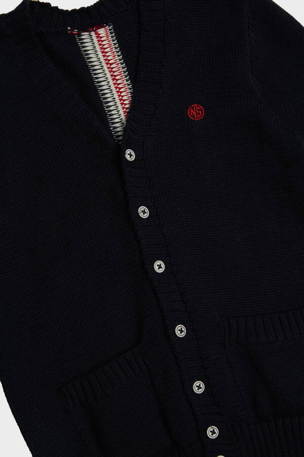 BG Store Boys Navy Cardigan 23FW1NB3720 - 14