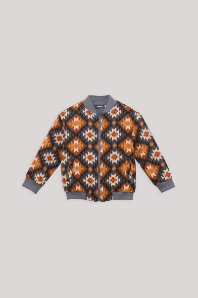 BG Store Boys' Printed Jacket - 12