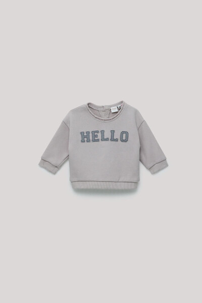 BG Store Erkek Bebek Gri Sweatshirt - 1