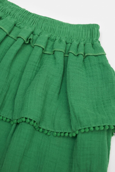 Bg Store Girls Green Skirt 23ss0tj4307 - 7