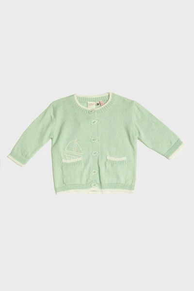 BG Store Green Cardigan for Baby Boys - Modazone