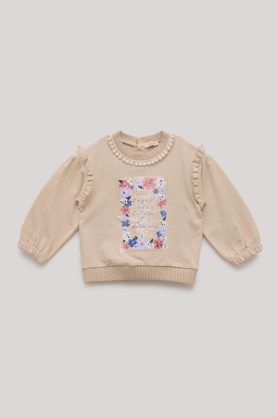 BG Store Kız Bebek Somon Sweatshirt - SOMON - 1