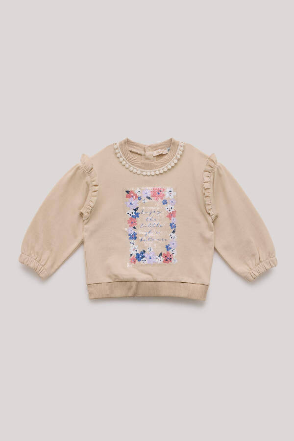 BG Store Kız Bebek Somon Sweatshirt - SOMON - 1