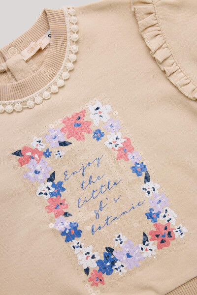 BG Store Kız Bebek Somon Sweatshirt - SOMON - 3