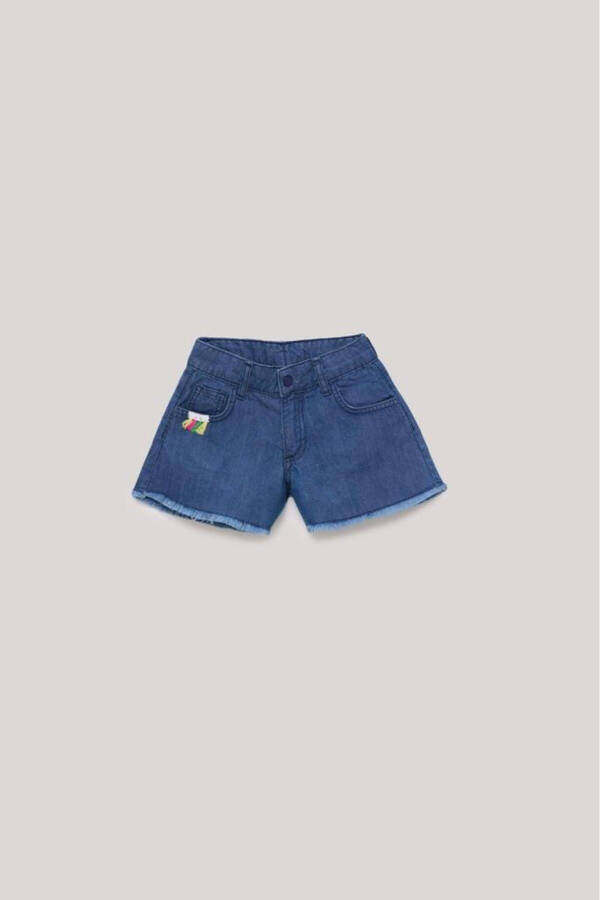 BG Store Qizcha Bolalar Denim Shorti - 4