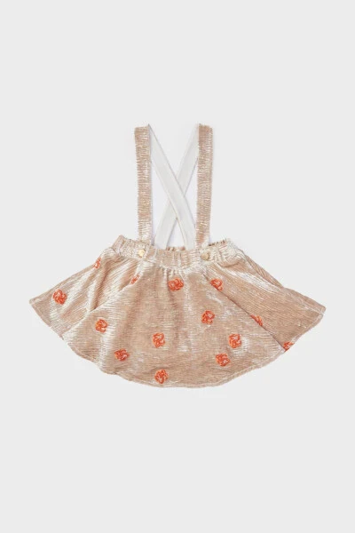 BG Store Qizcha Bolalar uchun Naqshli Yubka 23FW1BG2305 - 4