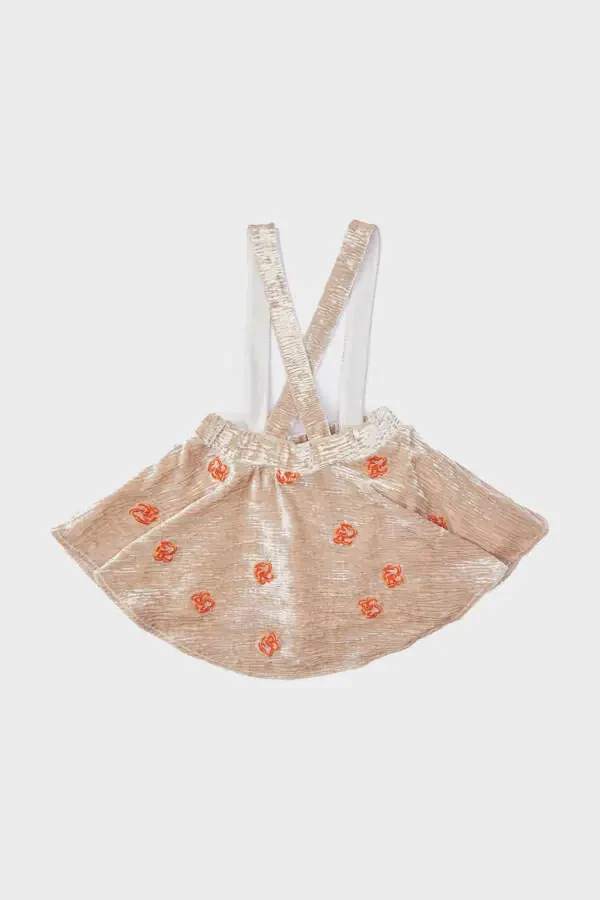 BG Store Qizcha Bolalar uchun Naqshli Yubka 23FW1BG2305 - 2