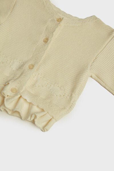 BG Store Qizcha uchun oq kardigan - LAYETTE (1)