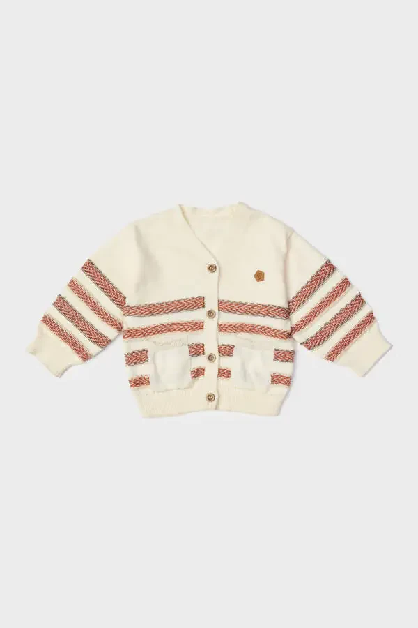 BG Store Striped Cardigan for Baby Boys - 4