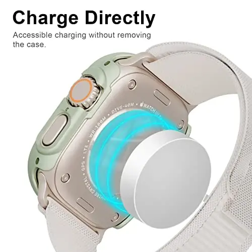 BHARVEST 2 Pack Hard PC Case Apple Watch Series 3/2/1 38mm bilan mos keladi, Temperli Shisha Ekran Himoyachisi bilan iWatch Aksessuarlari uchun Bubble-Free Cover, Qora+Qora - 5