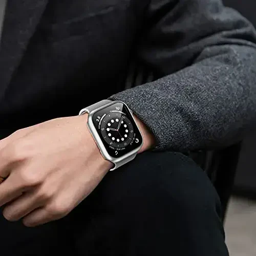 BHARVEST 2 Pack Hard PC Case Apple Watch Series 3/2/1 42mm bilan mos keladi, закалённое stekloli ekran himoyachisi bilan iWatch Аксессуарлари uchun umumiy havo pufakchasiz qopqoq, qora + kumush - 6