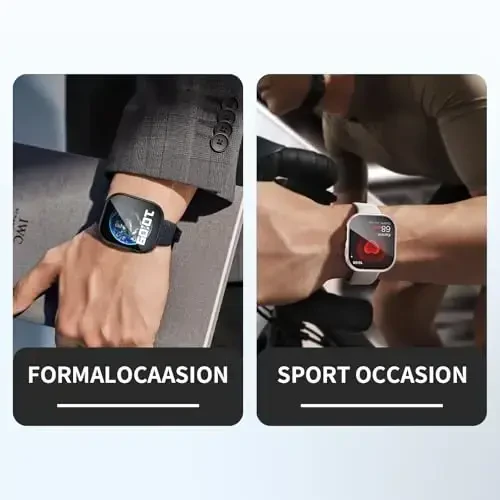 BHARVEST Apple Watch Series 10 46mm uchun 2 dona g‘ilof, закалённое shisha ekran himoyachisi bilan ingichka qattiq kompyuter g‘ilofi, Apple Watch 10 46mm uchun HD ultra yupqa havo pufakchasiz qoplama, Starlight+Shaffof - 7