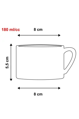 Bi Kahve? Beyaz Küçük Kupa Bardak Kahve Kupası Kupa Bardak Kahve Fincanı Espresso Fincanı - Beyaz - 1