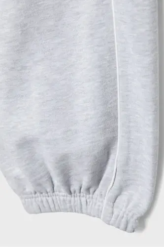 Bias Tape Jogger Pants - Light Gray - 3