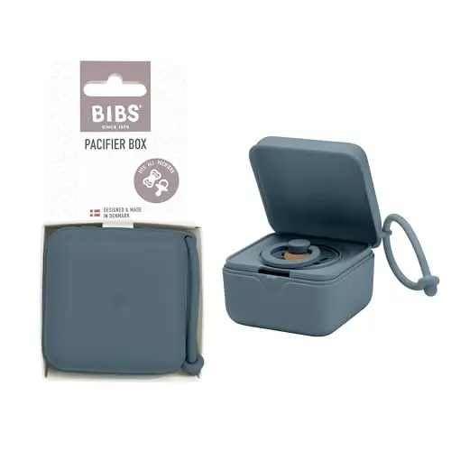 BIBS Pacifier Box, Petrol - 1