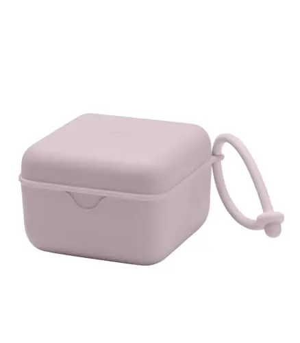 BIBS Pacifier Box, Dusky Lilac 