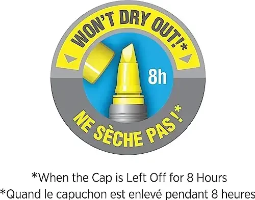 BIC Brite Liner Grip Highlighters, Chisel Tip (1.6 mm), Classic Yellow, 2-Count Pack, Best Highlighters for School Supplies and Office Supplies - 4