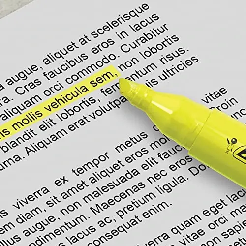 BIC Brite Liner Grip XL Highlighters, Chisel Tip, 4-Count Pack of Assorted Highlighters, Ideal Highlighter Set for Organizing and Coloring - 3