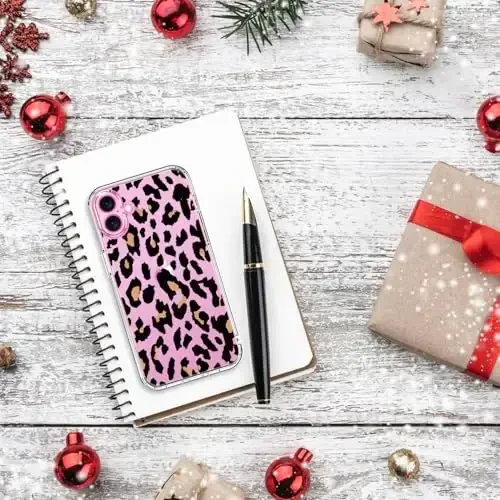 bicol for iPhone 16 Case with Screen Protector, Enhanced Camera Protection, Crystal Acrylic Clear with Fashionable Designs for Girls Women, Slim Fit Protective Phone Cover 6.1