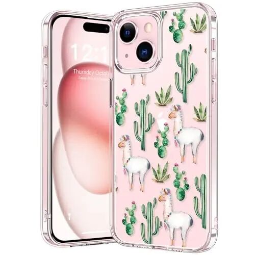 bicol iPhone 15 Plus Kılıfı ile Uyumlu, Kristal Akrilik Şeffaf Kapak | Kablosuz Şarj, İnce Kesim Darbeye Dayanıklı Koruyucu Telefon Kılıfı, Kızlar ve Kadınlar için Modaya Uygun Desen Tasarımları - 1