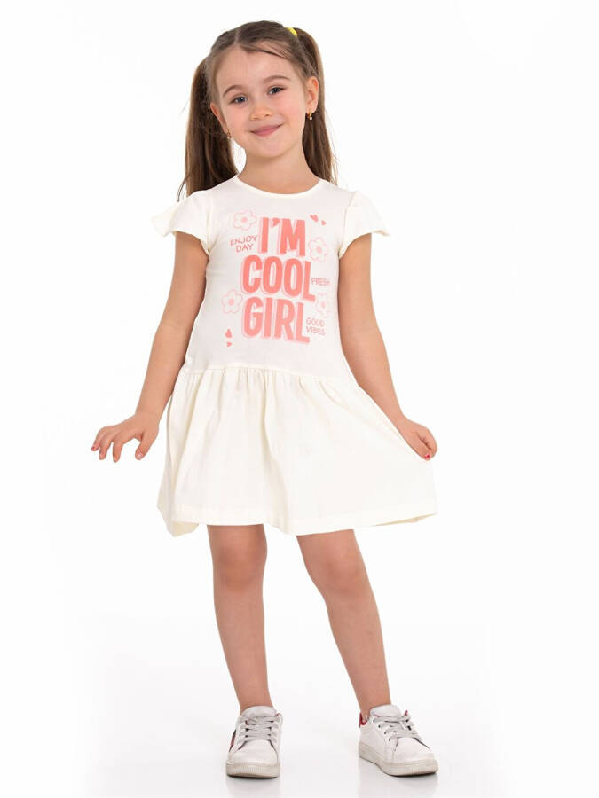 Bicycle Collar Baby Girl Dress - 1