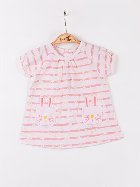 Bicycle Collar Baby Girl Dress - LC WAIKIKI (1)
