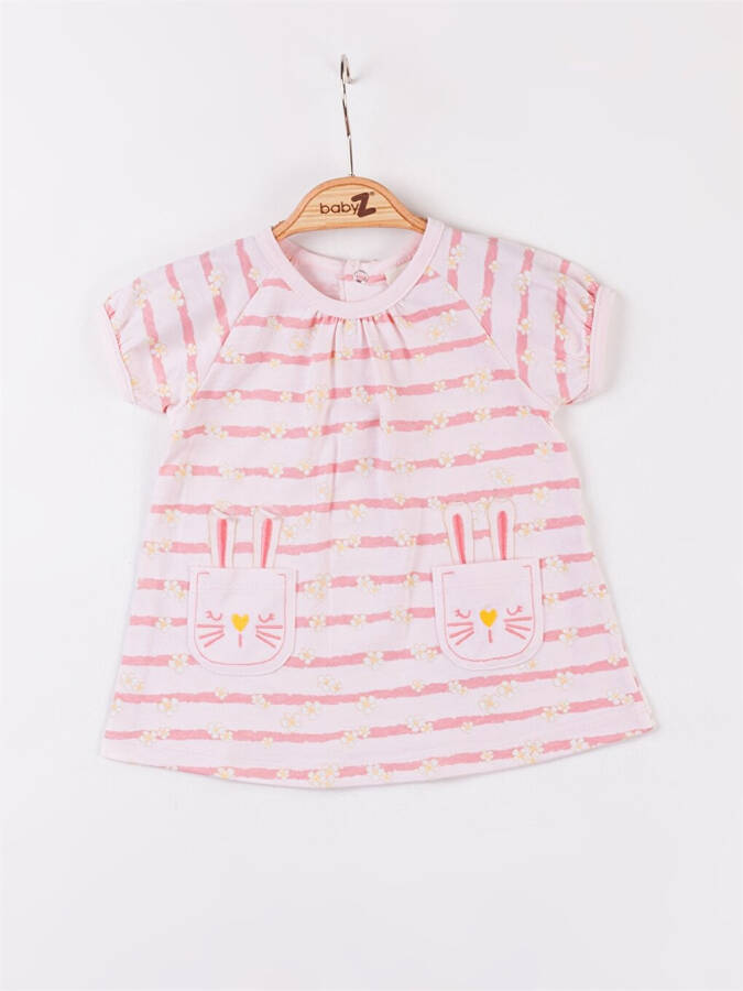 Bicycle Collar Baby Girl Dress - 2