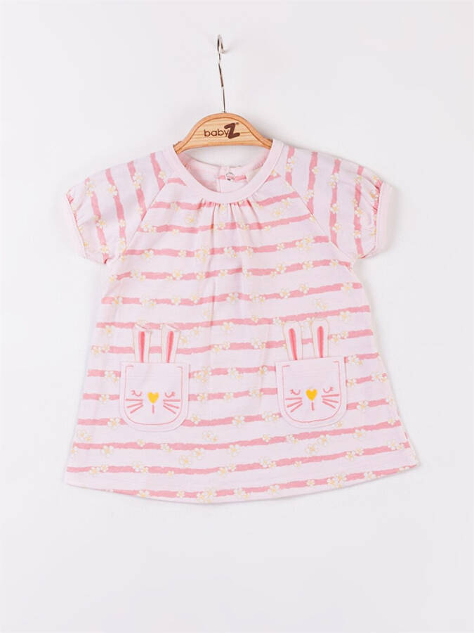 Bicycle Collar Baby Girl Dress - 1