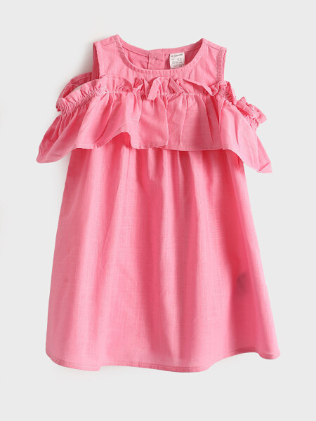 Bicycle Collar Baby Girl Dress - 1