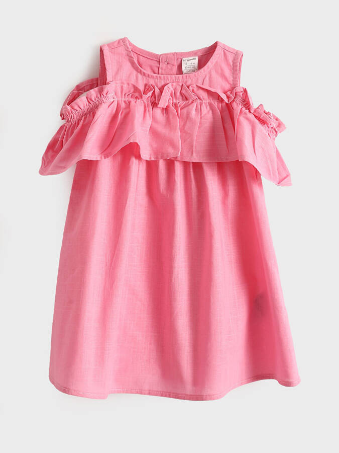 Bicycle Collar Baby Girl Dress - 1