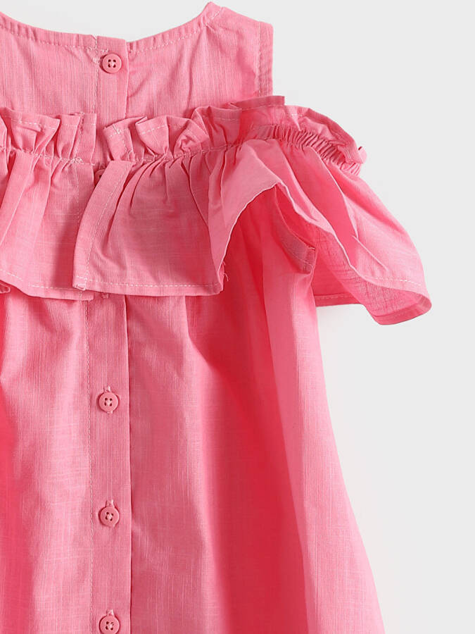 Bicycle Collar Baby Girl Dress - 4