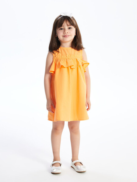 Bicycle Collar Baby Girl Dress - 1
