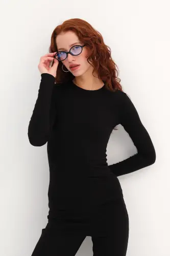 Bicycle Collar Basic Blouse B1496-dk2 