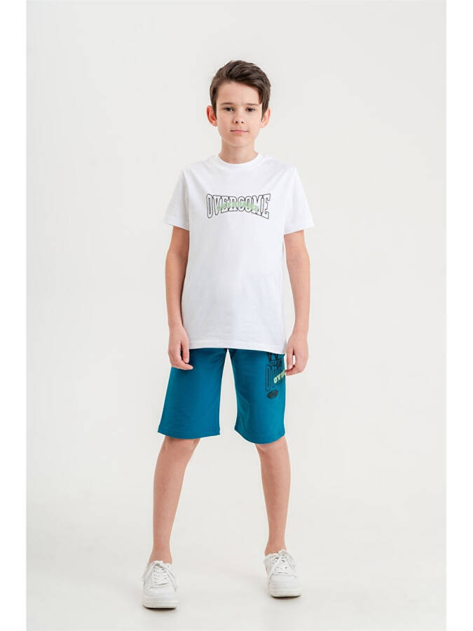 Bicycle Collar Boy's T-Shirt and Shorts - 9