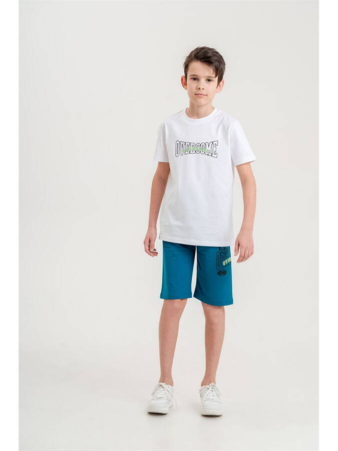 Bicycle Collar Boy's T-Shirt and Shorts - 3