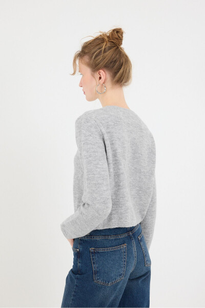 Bicycle Collar Buttoned Knit Cardigan H3364-A10 - 4